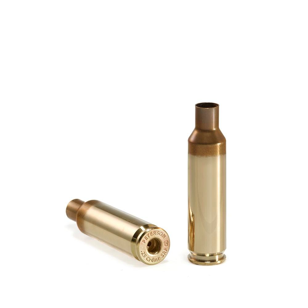 Peterson SRP(Small Rifle Primer) Unprimed Brass 25 Creedmoor - 500/ct