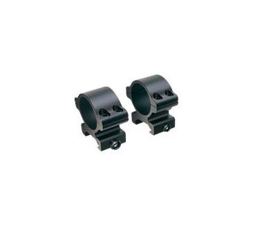 Tasco Angle-Loc Weaver-Style Aluminum Detachable Scope Rings 1" High Matte