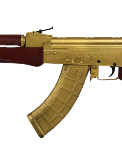 BSR47 Bulgarian AKM Pattern Rifle 7.62x39, Red Star Red/Gold Cerakote, 16.3" BRL, 30RD PMAG