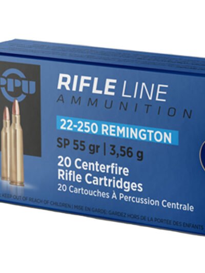 PPU 22 250 REM SP 55GR 20RD BOX 10 BOXES PER CASE