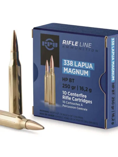 PPU 338 LAPUA 250GR HPBT 10RD BOX 20 BOXES PER CASE